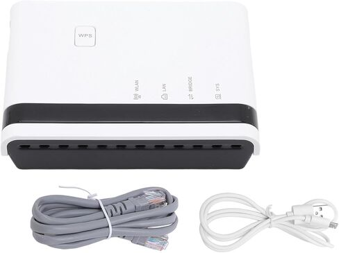 VBESTLIFE 4 PORT USB Print Server مع Gigabit Ethernet & Wireless 2.4 جيجا هرتز ، جسر LAN متعدد الوضع للفوز ، OS X ، Plug & Play مشاركة ما يصل إلى 4 طابعات (الولايات المتحدة) in Saudi Arabia