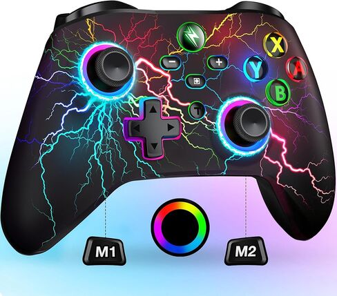 Wireless Switch Pro Controller for Nintendo Switch Controller/Lite/OLED, Wired Windows PC Game Joysticks-Wireless iOS/Android Remote with Gyro Axis, Turbo, Dual Vibration in Kuwait