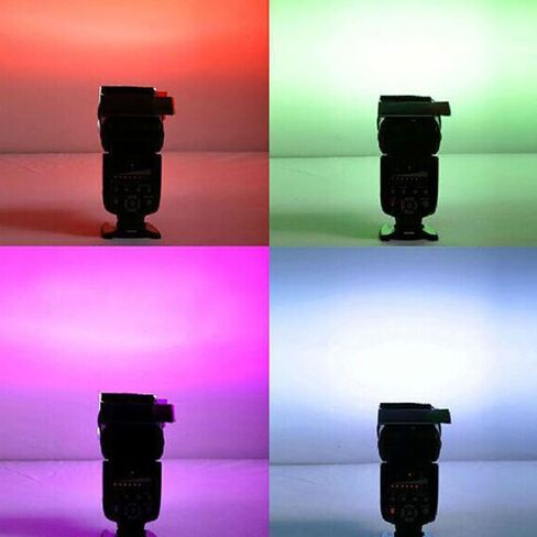 4 مجموعات من مرشحات جل تصحيح الإضاءة الاحترافية لفلاش Speedlight in Kuwait