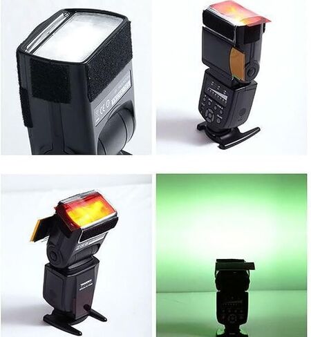 4 مجموعات من مرشحات جل تصحيح الإضاءة الاحترافية لفلاش Speedlight in Kuwait