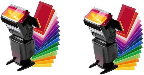 4 مجموعات من مرشحات جل تصحيح الإضاءة الاحترافية لفلاش Speedlight in Kuwait