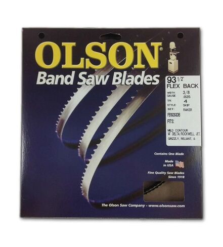 Olson 19293 Band Saw Blade 93-1/2" Long x 3/8" Wide .025" Thick 4 TPI in Saudi Arabia