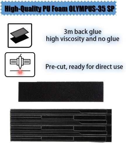 35 SP Pre-Cut Self Adhesive Light Seal Foam Sponge Kits Repair for Olympus 35SP Camera Accessories (for Olympus 35SP) in Saudi Arabia