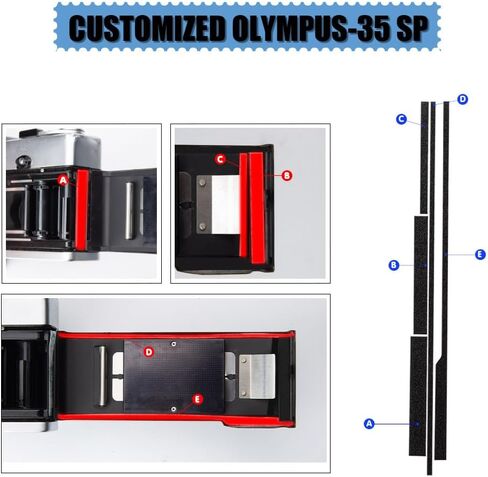 35 SP Pre-Cut Self Adhesive Light Seal Foam Sponge Kits Repair for Olympus 35SP Camera Accessories (for Olympus 35SP) in Saudi Arabia