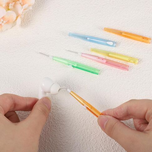 5 Colors Phone Speaker Cleaning Kit, 20 Pack Anti-Clogging Mini Nylon Cleaner Brushes, Multifunction Speaker Port Cleaner for 17 Pro Max Charging Port, Speaker, Earphone, Tablet, Camera, Keyboard in Saudi Arabia
