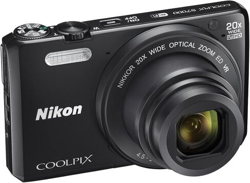 كاميرا نيكون COOLPIX S7000 الرقمية مع زووم بصري 20x وواي فاي مدمج in Kuwait