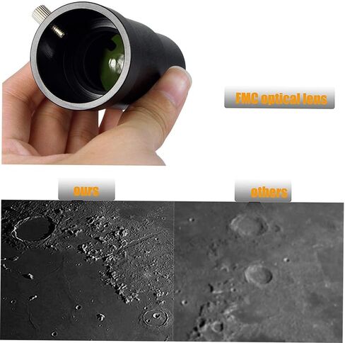 5X Barlow Lens 1.25 Inch Metal Full Multi-Coated Telescope Accessory with M42 Thread for Telescope Eyepiece and Camera Connection in Saudi Arabia