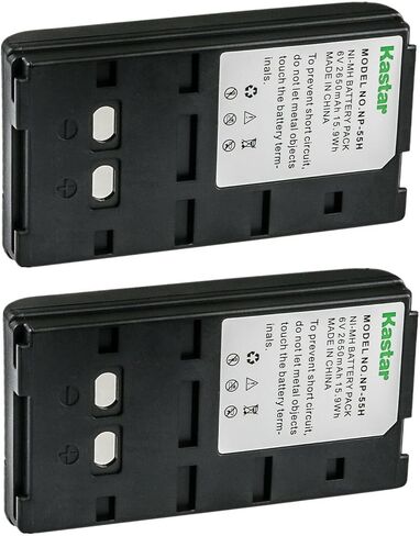 Kastar 1-Pack NP-55H 6.0V 2650mAh Ni-MH بطارية بديلة لسوني CCD-V550 CCD-V600 CCD-V6000 CCD-V600E CCD-V601 CCD-V700 CCD-V700E CCD-V701 CCD-V800 CCD-V800E CCD-V801 CCD-V88 CCD-V88E CCD-V9 in Kuwait