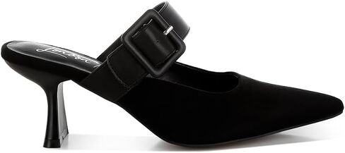 London Rag Onagra Microfiber Pointy Slip-On Mules in Saudi Arabia