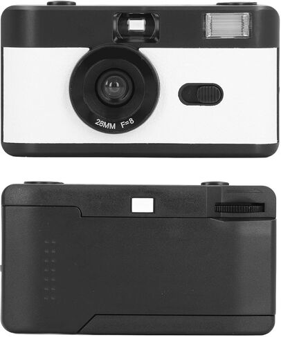 EBTOOLS Vintage Film Camera, 35MM Reusable Film Camera Built in Flash, Lightweight Retro Camera for All Analog Hobbyists (Black) in Saudi Arabia