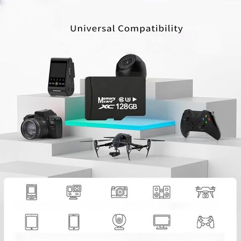 عبوتان من بطاقات الذاكرة MicroSDXC بسعة 128 جيجابايت مع محول SD وقارئ USB، وسرعة قياسية U3 V30، وبطاقات TF عالية التحمل لكاميرا Dash Cam وكاميرا الأمان، وجاهزة بدقة 4K in Kuwait