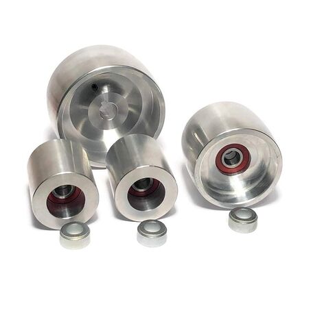 مجموعة عجلات مطحنة الحزام 2 × 72 بوصة لمطحنة السكاكين 4 بوصة محرك 5/8 بوصة تتحمل 3 بوصة مسار 2 بوصة وسيط (4 بوصة 5/8-3 بوصة - 2 بوصة) in Kuwait