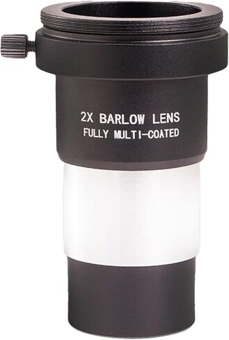 2X Barlow Lens 1.25 Inch Metal Multi-Coated Telescope Accessory with M42 Thread for Telescope Eyepiece and Camera Connection in Saudi Arabia
