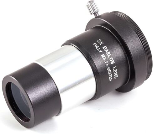 2X Barlow Lens 1.25 Inch Metal Multi-Coated Telescope Accessory with M42 Thread for Telescope Eyepiece and Camera Connection in Saudi Arabia