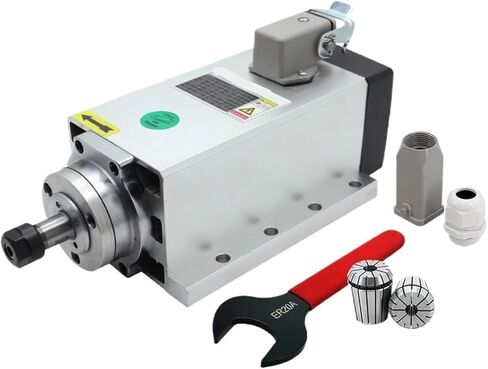 2.2KW spindle motor 110v / 220v ER20 400hz 24000RPM + ER20A wrench + 2 pcs ER20 chuck 1/2 inch 10mm in Saudi Arabia