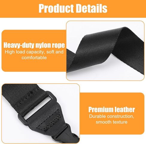 Thinp Adjustable Shoulder Strap, Nylon Camera Strap Tablet Straps with Quick Release Buckles Comfortable Neck Lanyard for Camera, Tablet, Laptop, Binocular, Luggage Bag (Black) in Saudi Arabia
