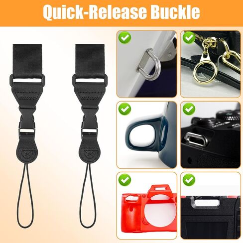 Thinp Adjustable Shoulder Strap, Nylon Camera Strap Tablet Straps with Quick Release Buckles Comfortable Neck Lanyard for Camera, Tablet, Laptop, Binocular, Luggage Bag (Black) in Saudi Arabia