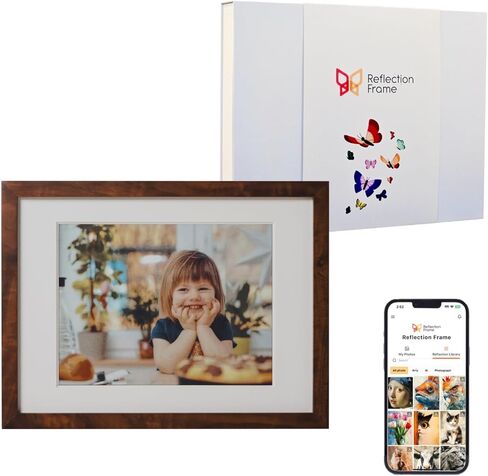 Cordless Digital Photo Frame, 13.3 Inch ePaper Display, Tap-to-Print Technology, Wall Art Frame for Any Place and Everyone in Saudi Arabia