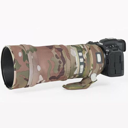 معطف مقاوم للماء مموه لعدسة CHASING BIRDS لكاميرا Canon RF 70-200 مم F2.8 L هو غطاء واقي للعدسة مقاومة للمطر من USM الإصدار IV (أسود كلاسيكي) in Kuwait