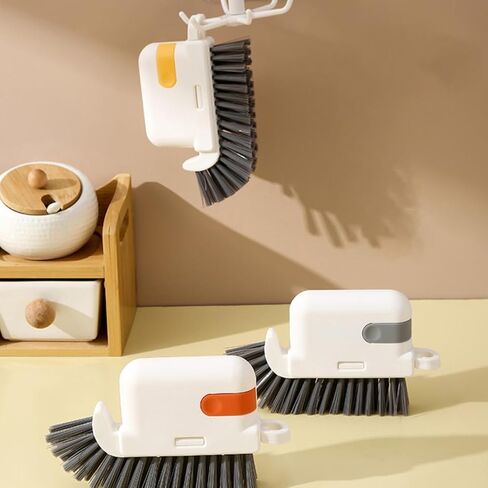 Ciieeo 3-in-1 Detachable Window Cleaning Brush Small Groove Brush for Household Window Track and Kitchen Oil Slot Cleaning Gray in Kuwait