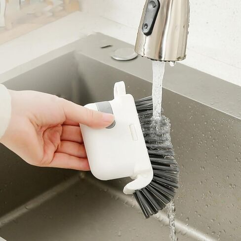 Ciieeo 3-in-1 Detachable Window Cleaning Brush Small Groove Brush for Household Window Track and Kitchen Oil Slot Cleaning Gray in Kuwait