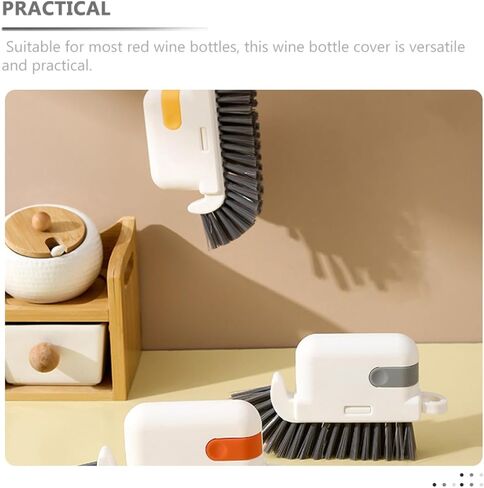 Ciieeo 3-in-1 Detachable Window Cleaning Brush Small Groove Brush for Household Window Track and Kitchen Oil Slot Cleaning Gray in Kuwait