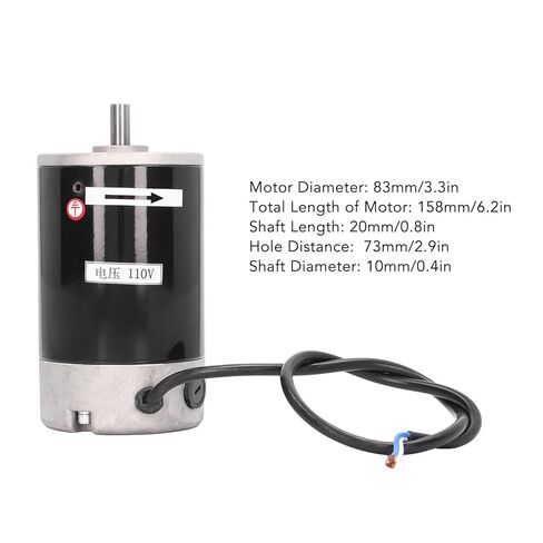 Mini Lathe Motor, 550W Large Power, Maximum Speed 6000RPM Per Minute Large Torsion Low Noise Stable Drive Iron Lathe Machine Motor, for 7x14 CJ18A Lathes(110V) in Saudi Arabia