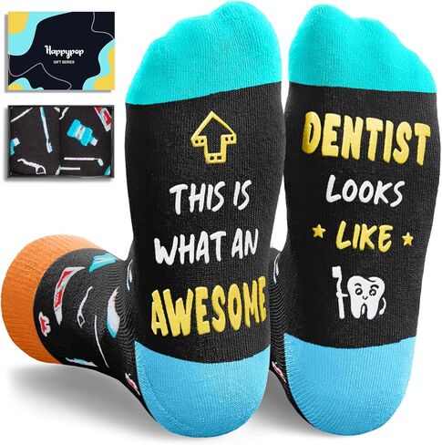 HAPPYPOP Mental Health Therapist Gifts - Physical Therapist Gifts for Women Female Psychologist Gift Aba Therapists Gift, Therapists Socks in Saudi Arabia
