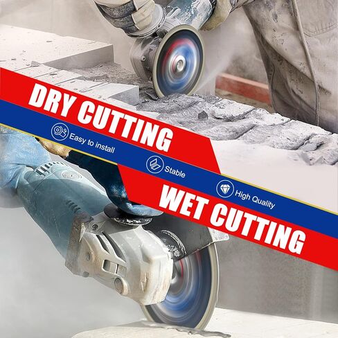 شفرات منشار ماسية مقاس 7 بوصات لمطحنة الزوايا، شفرة قطع بلاط X-Turbo للقطع الجاف والرطب، قطع سريع وسلس للرخام الجرانيت الخرساني المرمر قطعة واحدة in Kuwait