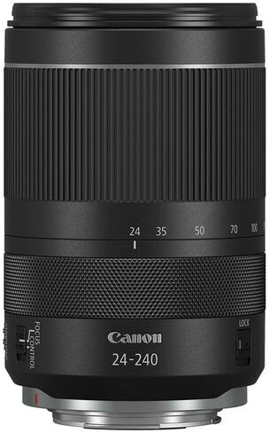 عدسة كانون RF 24-240mm f/4-6.3 IS USM | تكبير/تصغير فائق الكل في واحد مع تثبيت الصورة ونطاق تكبير عريض 10x وتركيز تلقائي USM سريع | مثالية للسفر والتصوير الفوتوغرافي اليومي (3684C002) + محول EF-EOS R + المزيد in Kuwait