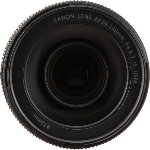 عدسة كانون RF 24-240mm f/4-6.3 IS USM | تكبير/تصغير فائق الكل في واحد مع تثبيت الصورة ونطاق تكبير عريض 10x وتركيز تلقائي USM سريع | مثالية للسفر والتصوير الفوتوغرافي اليومي (3684C002) + محول EF-EOS R + المزيد in Kuwait