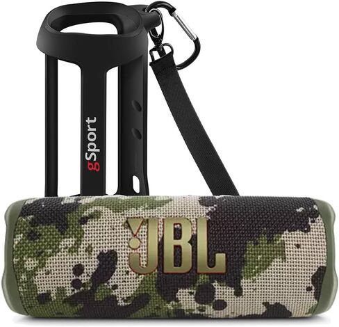 JBL Flip 6 حزمة مكبر صوت محمولة مقاومة للماء مع حالة ألياف الكربون GSPORT (الأزرق) in Saudi Arabia