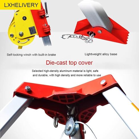 Confined Space Tripod with Winch Safety Device for Fall Protection Ideal for Lifting & Rescue in Deep Wells Trenches & Aerial Work 1200lb Capacity 98ft Height in Saudi Arabia