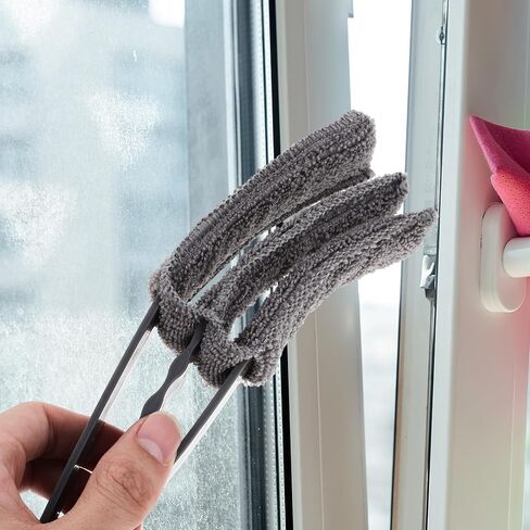 Lurrose Blinds Cleaning Brush Set 8pcs Multi-Color Detachable Vent Cleaner Household Blinds Accessory for Daily Use and Ceiling Fan Dusting in Saudi Arabia