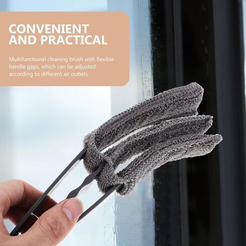 Lurrose Blinds Cleaning Brush Set 8pcs Multi-Color Detachable Vent Cleaner Household Blinds Accessory for Daily Use and Ceiling Fan Dusting in Saudi Arabia