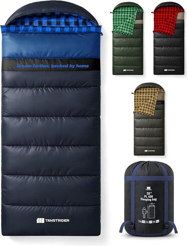 Sleeping Bags for Adults Cold Weather & Warm,Backpacking,0 Degree XXL Camping Sleeping Bag with Compression Sack Great Camping Essentials Gear for Winter Hiking, Hunting in Kuwait