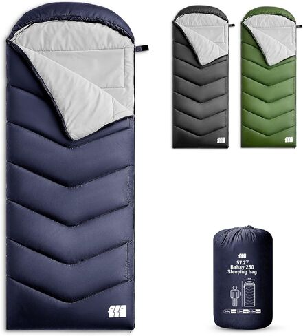 Sleeping Bags for Adults Cold Weather & Warm,Backpacking,0 Degree XXL Camping Sleeping Bag with Compression Sack Great Camping Essentials Gear for Winter Hiking, Hunting in Kuwait