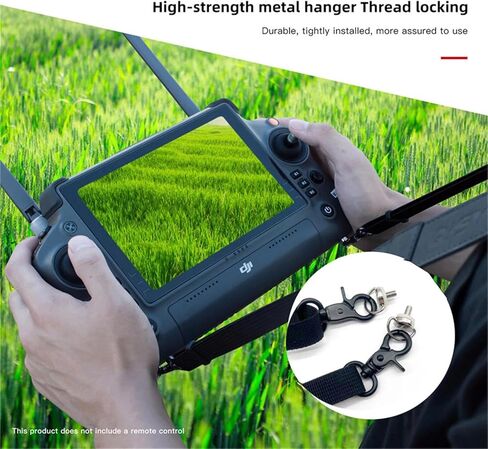 قطعتان من أفلام HD 9H + حبل PU لواقي شاشة التحكم DJI RC Plus 1/2، حزام رقبة قابل للتعديل لجهاز DJI Matrice 400/4T/4E/4D/4TD/Inspire 3/ Matrice 30/30T/350 RTK/T50/T25/T20P in Saudi Arabia