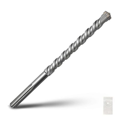 1 inch x 8.4 inch x 13.4 inch SDS Max Rotary Hammer Drill Bit, 26 x 340mm Carbide Tip Masonry Drill Bit for Masonry, Brick, Stone, Concrete (1 inch x 13.4 inch (26 x 340mm)) in Saudi Arabia