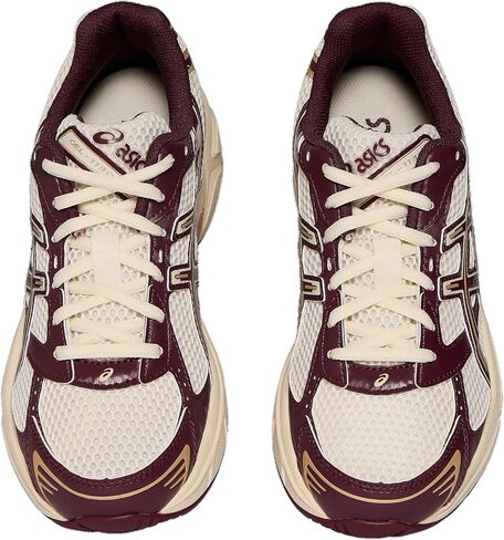 حذاء رياضي للسيدات من ASICS Gel-1130، لون كريمي Oxblood Red، 7.5 in Kuwait