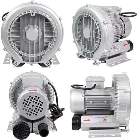 High Pressure Vortex Ring Blower 120W-1500W | Single Phase Industrial Regenerative Blower | Fish Pond Aerator Pump for Waste Water & Aquarium | 750W/1.04HP Vortex Centrifugal in Saudi Arabia