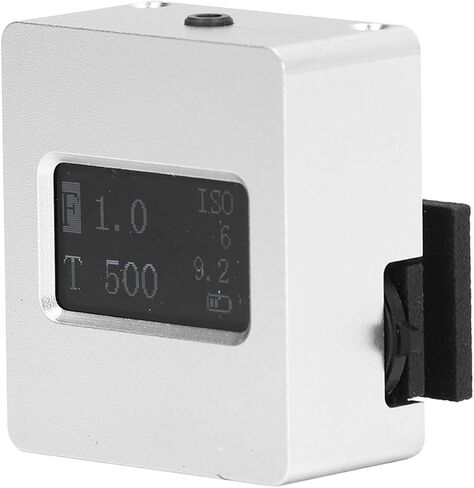 Camera Light Meter - 201X Aluminum Alloy with 0.96in OLED Display and USB Charging - Accurate 30° Reflection Measurement for Aperture & Shutter Priority Mode, Compact Design f in Saudi Arabia