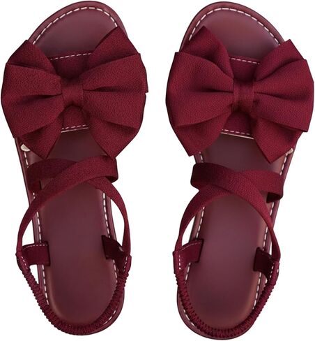 Gorglitter Women's Bow Flat Sandals 2025 SHANY OPEN TOE LOKLE Strap Summer Slides Slides Slides in Saudi Arabia