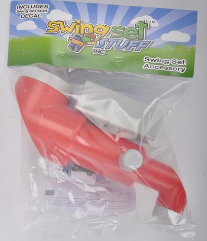 منظار أحادي العين من Swing Set Stuff Inc. (أحمر) مع ملصق شعار SSS in Saudi Arabia