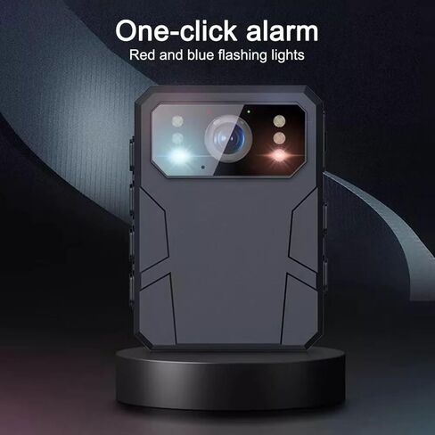 كاميرا CD03 Ultra HD 4K يتم ارتداؤها على الجسم، شاشة 2.0 بوصة HD IPS، زاوية واسعة 120 درجة، تصميم منبه بنقرة واحدة، كاميرا محمولة in Kuwait