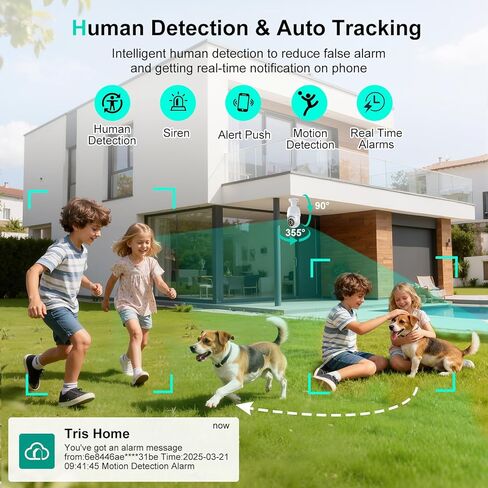 كاميرا أمان بمصباح كهربائي 52 هرتز 2K، كاميرات أمان بمصباح إضاءة واي فاي 2.4 جيجا هرتز لاسلكية في الهواء الطلق في الأماكن المغلقة، محادثة ثنائية الاتجاه، اكتشاف الإنسان، رؤية ليلية ملونة، كاميرا أمان بمقبس إضاءة تعمل مع Alexa in Kuwait