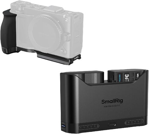 SmallRig L-Shape Handle for Nikon ZR with Ergonomic Silicone Grip and EN-EL15c Camera Battery Set in Kuwait