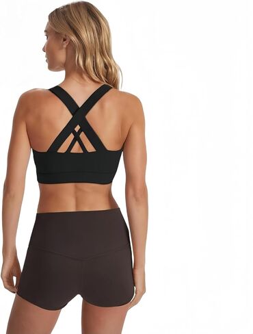 Sports Bras for Women, High Support Criss Cross Back Bras for Large Bust, High Impact Strappy Yoga Workout Bra in Saudi Arabia