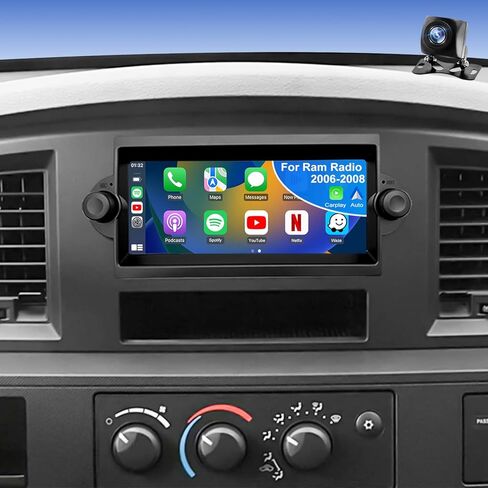 2G+32G CAR Radio Stereo for Dodge RAM 1500/2500/3500 2006 2007 2008 ، 6.8inch ، Dodge Durango 2004-2009 Chrysler 300/300C 2005-2007 ، Jeep Grand Cherokee 2005-2007 in Kuwait