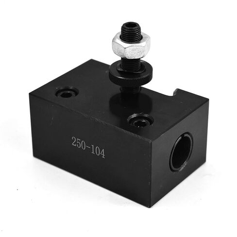 AXA 250-104 Wedge Type Piston Quick Change Tool Holder for CNC Lathe, Quick Change Tool Post for Mini Lathe, Metal Lathe Tool Post for Turning Tools in Saudi Arabia